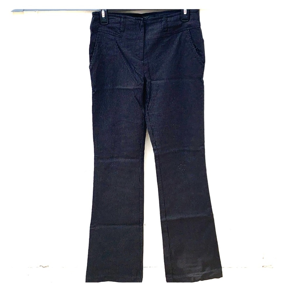 Stretchy pinstripe dress pants